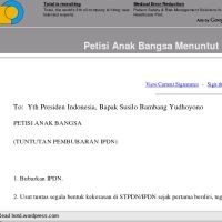 Blogger Galang Petisi Online Bubarkan IPDN